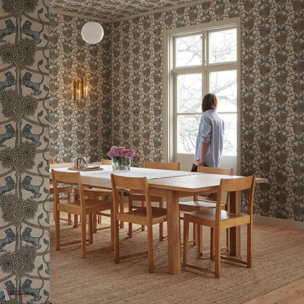 Leopold wallpaper-Sandberg-Selected Wallpapers-Interiors