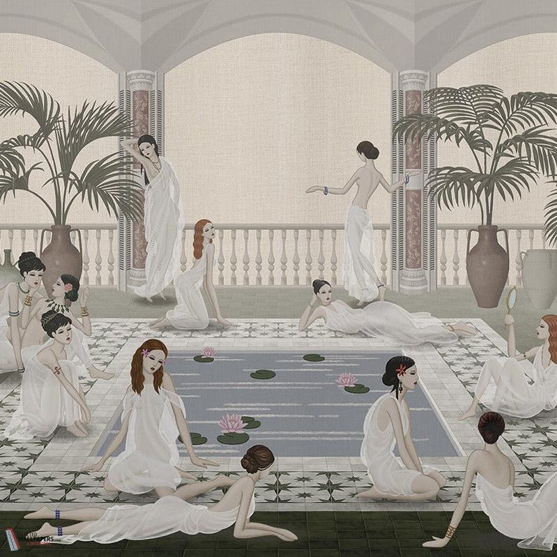 Les Baigneurs behang van LondonArt