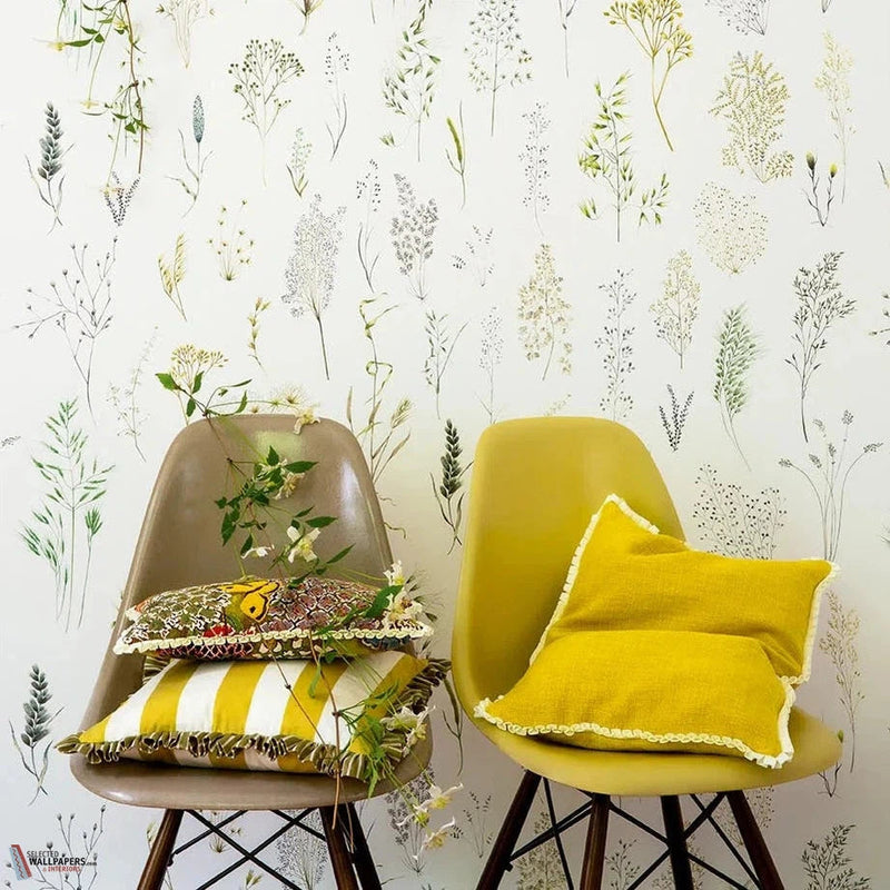 Les Graminees Papier Peint-Pierre Frey-Selected-Wallpapers-Interiors