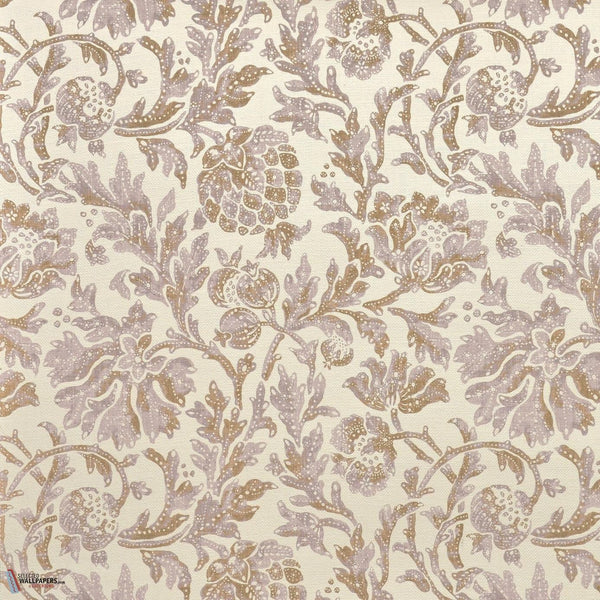 Les Grenades Tapete-Pierre Frey-Ocre-Meter (M1)-Selected Wallpapers-Interiors