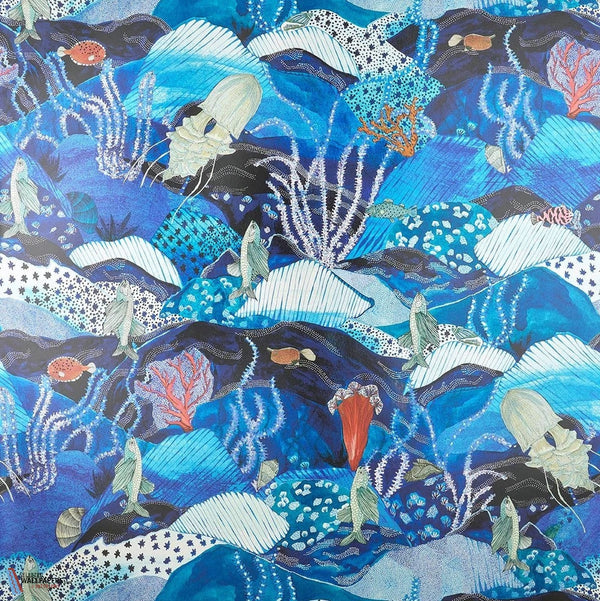 Les Maldives-Pierre Frey-behang-02-Meter (M1)-Selected Wallpapers