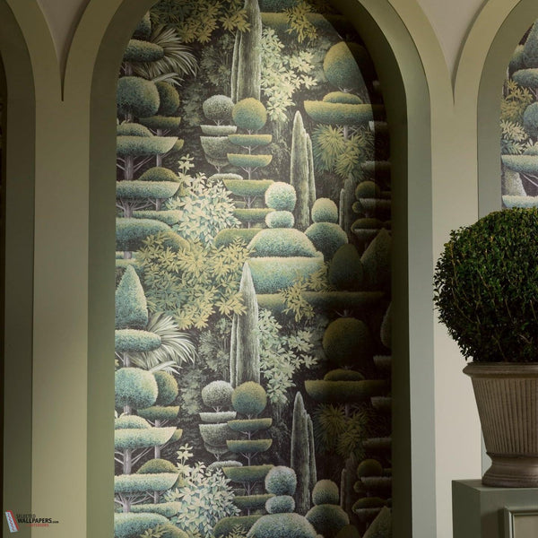 Les Topiaires Tapete-Pierre Frey-Selected Wallpapers-Interiors