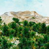 Les gorges émeraude behang-Les Dominotiers-Selected Wallpapers-Interiors