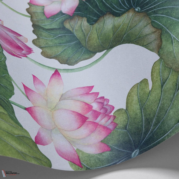 Lily Lotus behang-Cole & Son-Pink & White-Rol-Selected-Wallpapers-Interiors