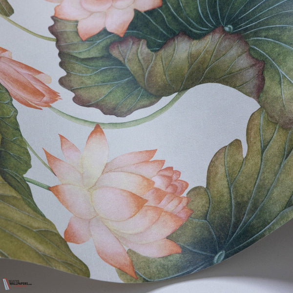 Lily Lotus behang-Cole & Son-Orange & Olive-Rol-Selected-Wallpapers-Interiors