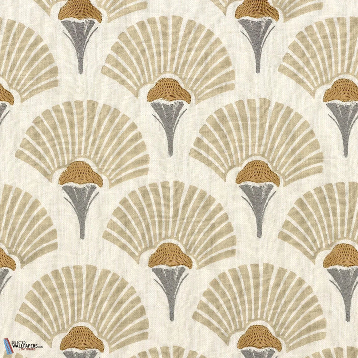 Linefolia stof-Casamance-Beige-Meter (M1)-Selected-Wallpapers-Interiors