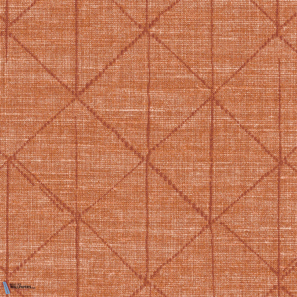 Lino Motif-Texdecor-behang-Orange-Meter (M1)-Selected Wallpapers