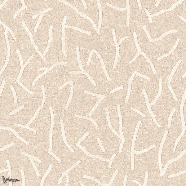 Loreak stof-Dedar-Bianco polare-Meter (M1)-Selected Wallpapers-Interiors