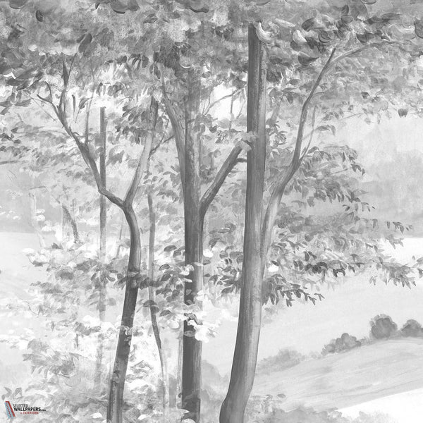 L'orée du bois behang-Les Dominotiers-Selected Wallpapers-Interiors