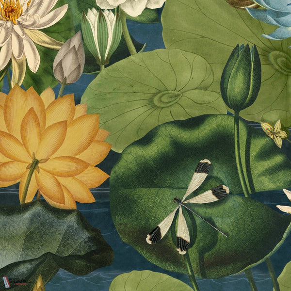 Lotus Blossom wallpaper-Mind the Gap-Original-300 cm (standaard)-Selected-Wallpapers-Interiors