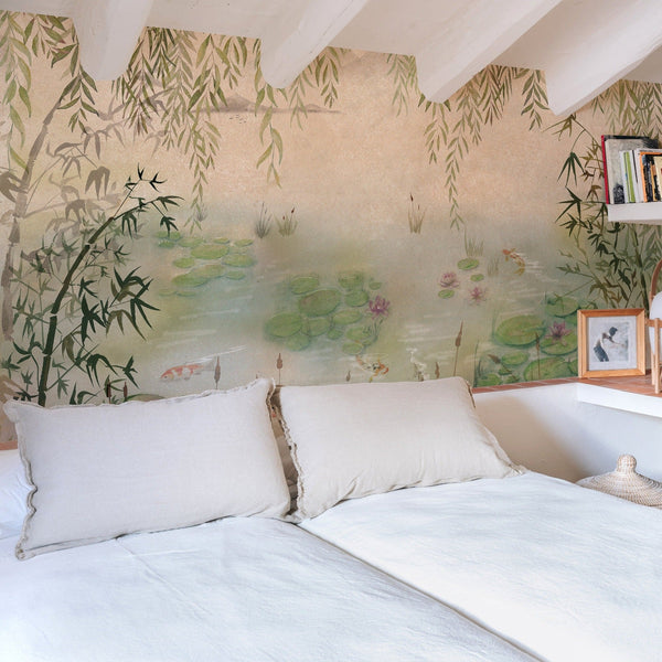 Lotus Textile-Coordonne-behang-tapete-wallpaper-Selected-Wallpapers-Interiors
