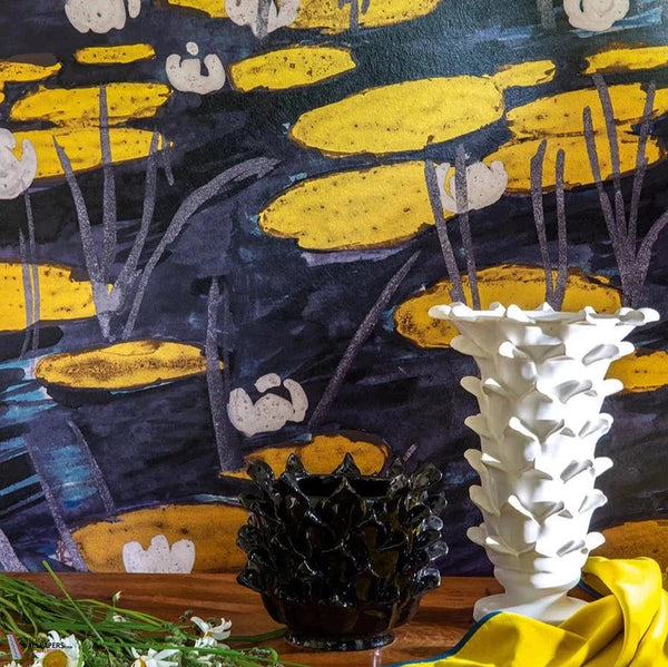 Lotus behang-Pierre Frey-Selected-Wallpapers-Interiors