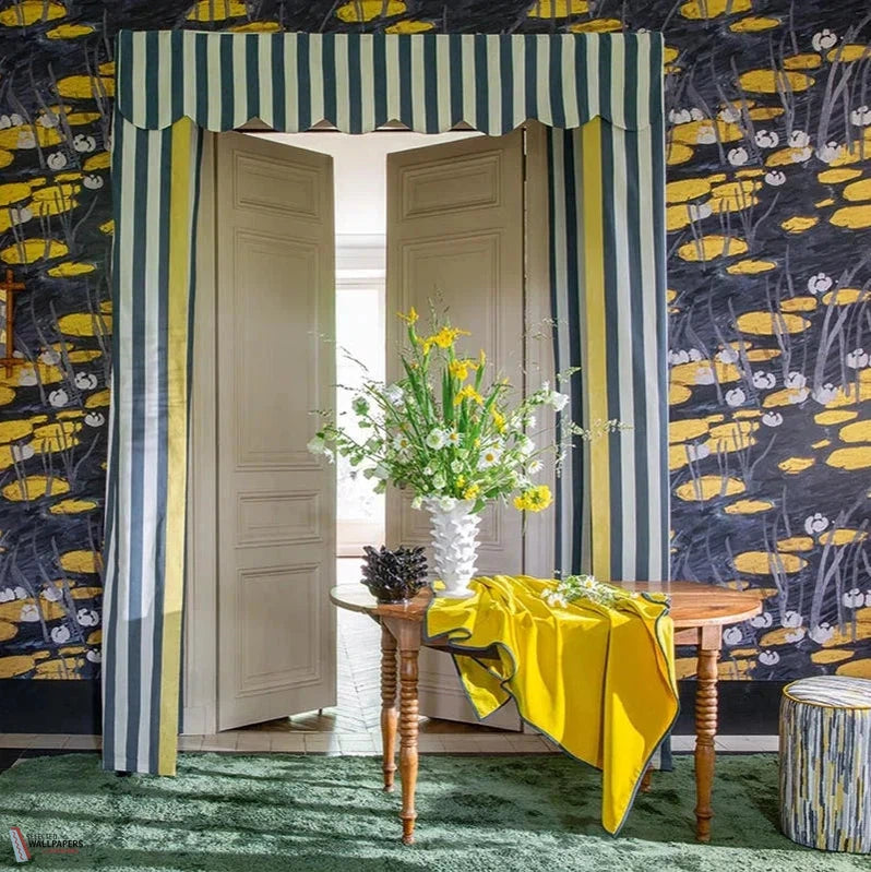 Lotus Papier Peint-Pierre Frey-Selected-Wallpapers-Interiors