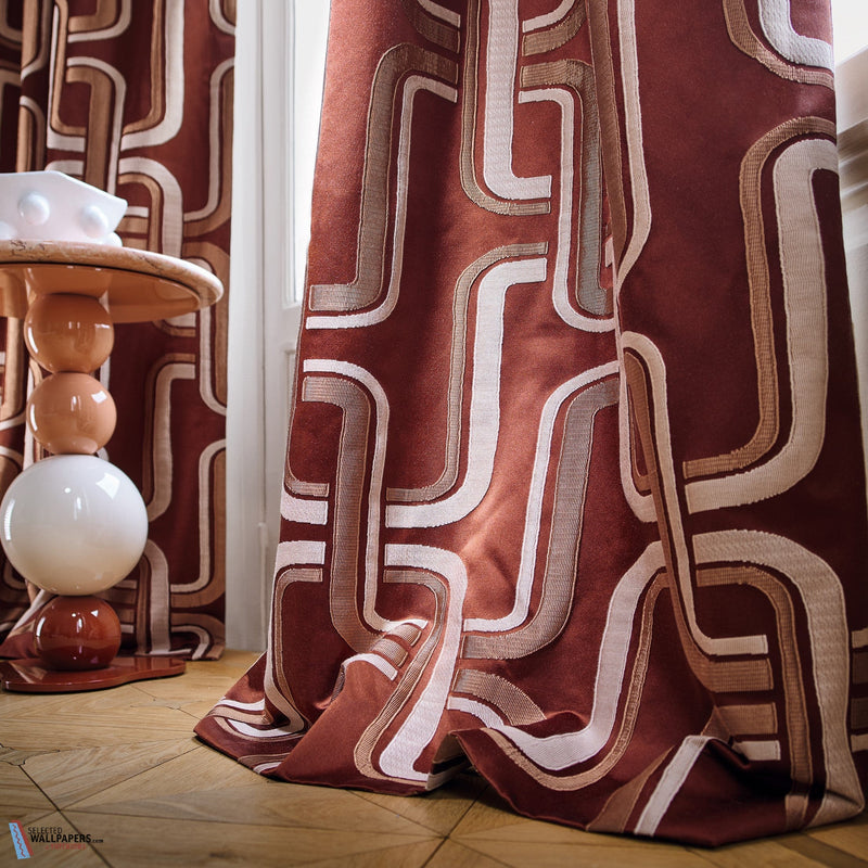 Luminescence Fabric-Casamance-Selected-Wallpapers-Interiors