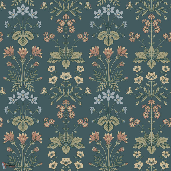 Maj wallpaper-Sandberg-Midnight Blue-Roll-Selected Wallpapers-Interiors