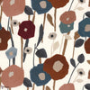 Manali stof-Casamance-Bleu Nordique Tabac-Meter (M1)-Selected-Wallpapers-Interiors