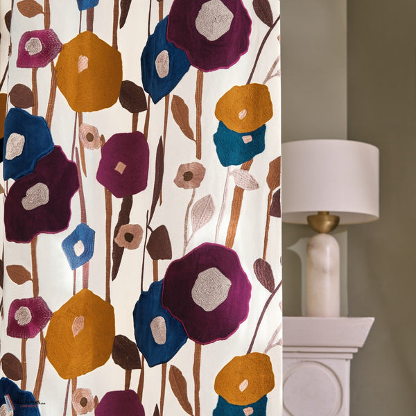 Manali stof-Casamance-Selected-Wallpapers-Interiors
