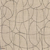 Mandala stof-Casamance-Anthracite-Meter (M1)-Selected Wallpapers-Interiors