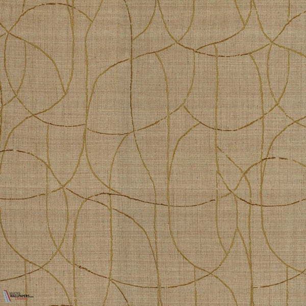 Mandala stof-Casamance-Mordoré-Meter (M1)-Selected Wallpapers-Interiors