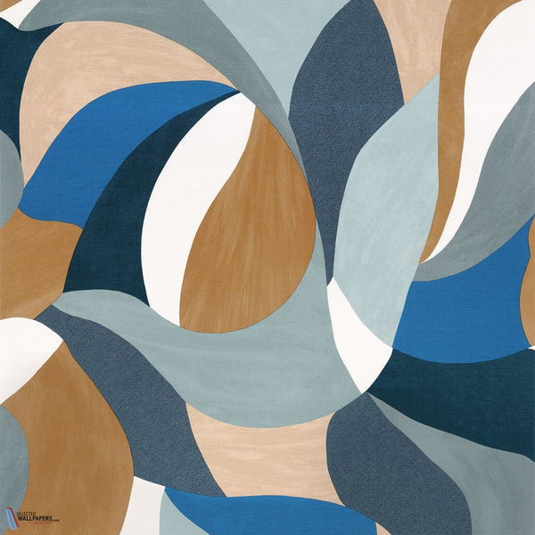 Mandorla-Tapete-Casamance-Pierre Bleue/Camel-Rolle-76200508-Selected Wallpapers