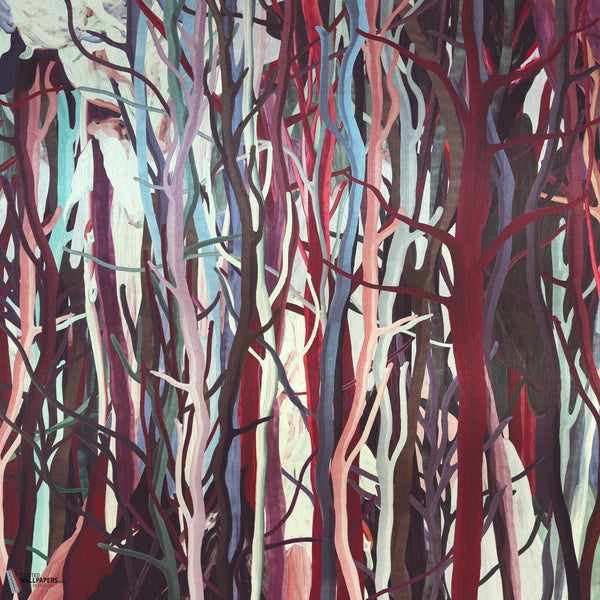 Mangrove behang-Arte-Beet Root-Set-Selected Wallpapers-Interiors