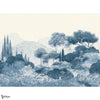 Maquis Corse wallpaper-Casamance-Marine-Set-Selected-Wallpapers-Interiors