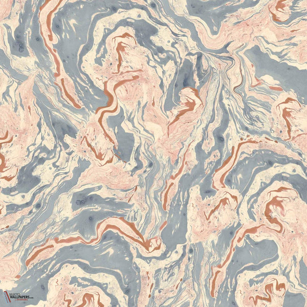 Marmorea wallpaper-Coordonne-Aqua-Non Woven-Roll-Selected Wallpapers-Interiors