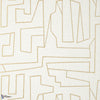 Matrix-Thibaut-Tapete-Metallic Gold on Beige-Rolle-Selected Wallpapers