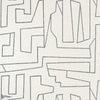 Matrix-Thibaut-Tapete-Black on Beige-Rolle-Selected Wallpapers