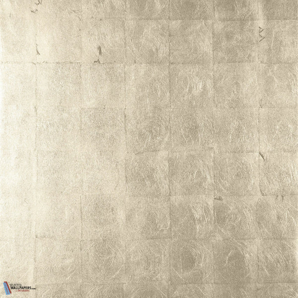 Metal Leaf-Thibaut-Tapete-Metallic Gilver-Rolle-Selected Wallpapers