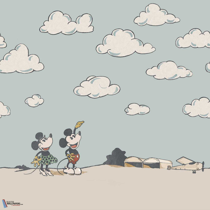 Mickey In The Clouds-behang-Tapete-Sanderson-Sea Salt-Rol-217292-Selected Wallpapers