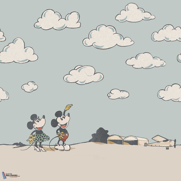 Mickey In The Clouds-wallpaper-Sanderson-Sea Salt-Roll-217292-Selected Wallpapers