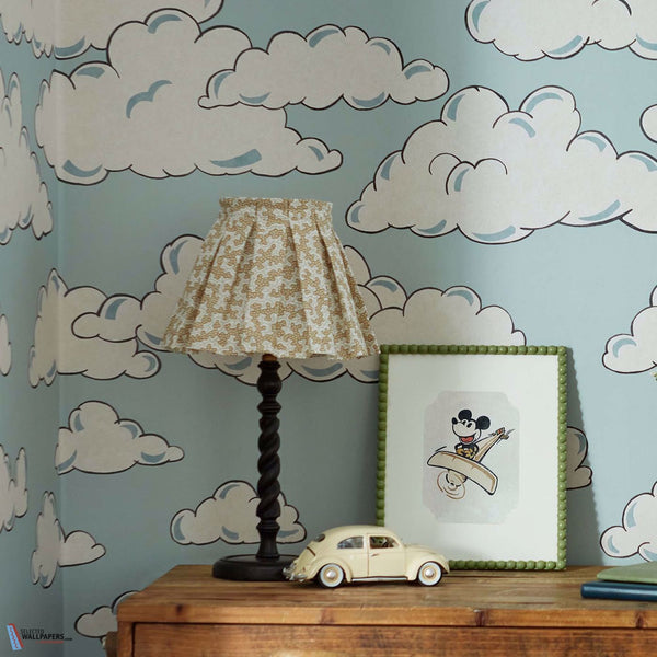 Mickey In The Clouds-wallpaper-Sanderson-Selected Wallpapers