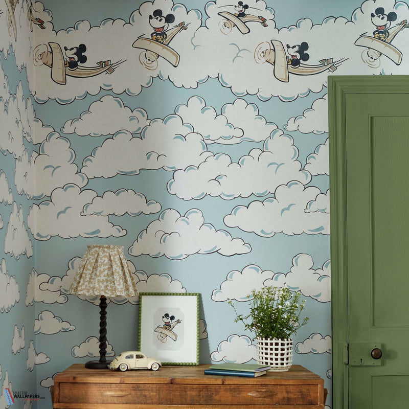 Mickey In The Clouds papel pintado de Sanderson