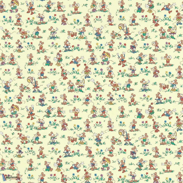 Mickey & Minnie-behang-Tapete-Sanderson-Rhubarb & Custard-Rol-217262-Selected Wallpapers