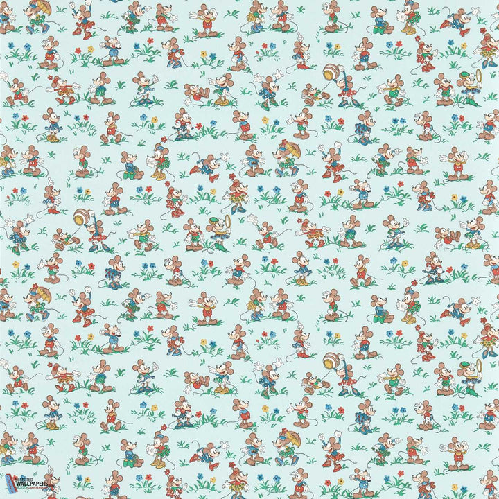 Mickey & Minnie-behang-Tapete-Sanderson-Bonbon Blue-Rol-217264-Selected Wallpapers