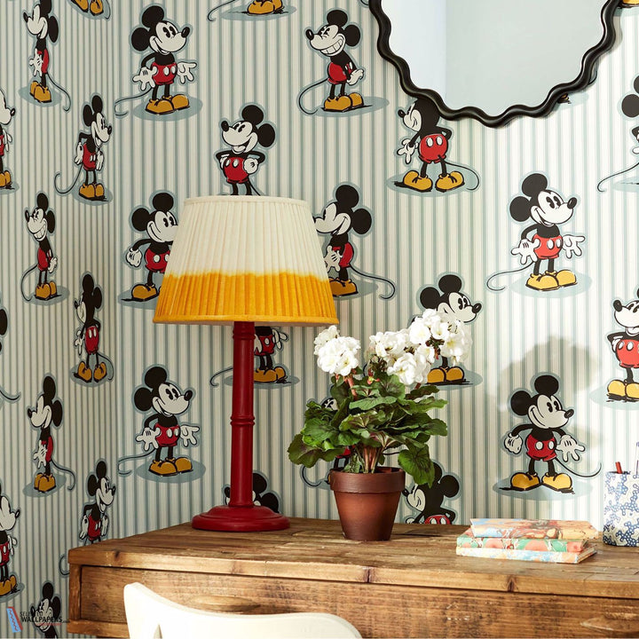 Mickey Stripe-behang-Tapete-Sanderson-Selected Wallpapers