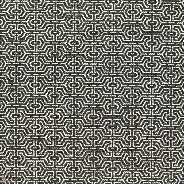 Milan stof-Casamance-Anthracite-Meter (M1)-Selected Wallpapers-Interiors