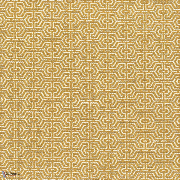 Milan stof-Casamance-Ocre-Meter (M1)-Selected Wallpapers-Interiors