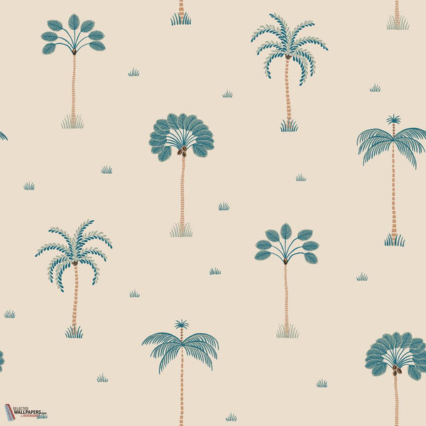 Milo wallpaper-Sandberg-Misty Blue-Roll-Selected Wallpapers-Interiors