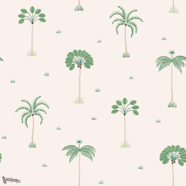Milo wallpaper-Sandberg-Spring Green-Roll-Selected Wallpapers-Interiors