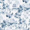 Ming Pagoda-Coordonne-behang-Sapphire-Non Woven-Selected-Wallpapers-Interiors