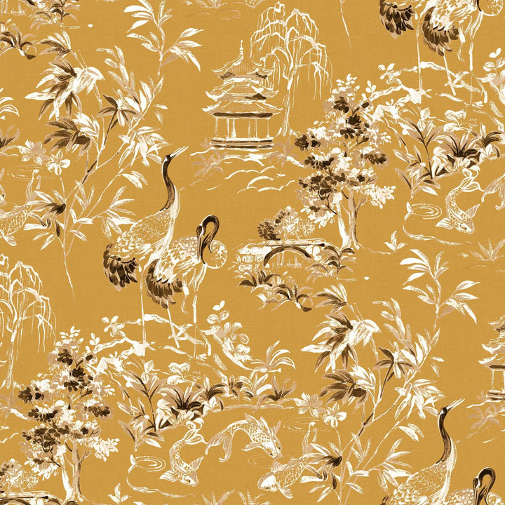 Ming Pagoda-Coordonne-behang-tapete-wallpaper-Amber-Non Woven-Selected-Wallpapers-Interiors