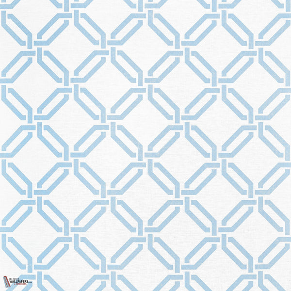 Miramar way behang-Thibaut-Light blue-Rol-Selected Wallpapers-Interiors