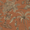 Moa wallpaper-Sandberg-Terracotta-Roll-Selected Wallpapers-Interiors
