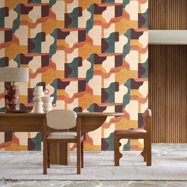 Modernismo wallpaper-Casamance-Selected-Wallpapers-Interiors