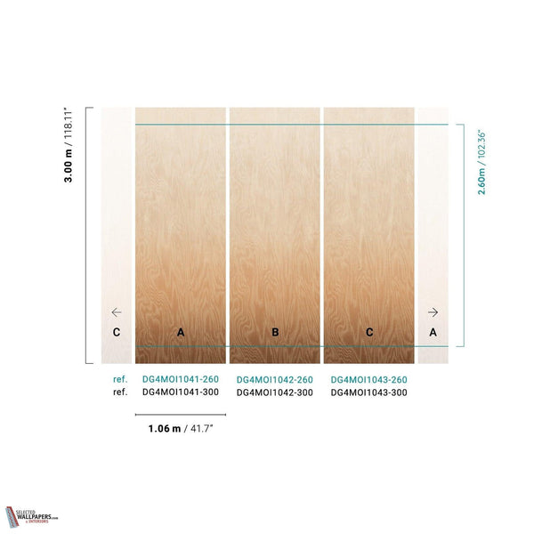 Moiré wallpaper-Masureel-Selected Wallpapers-Interiors