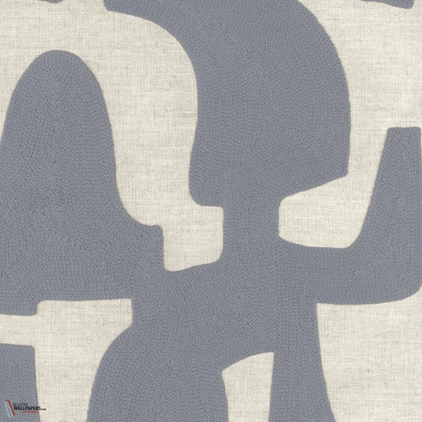 Monodie Tapete-Casamance-Gris Craie-Meter (M1)-Selected-Wallpapers-Interiors