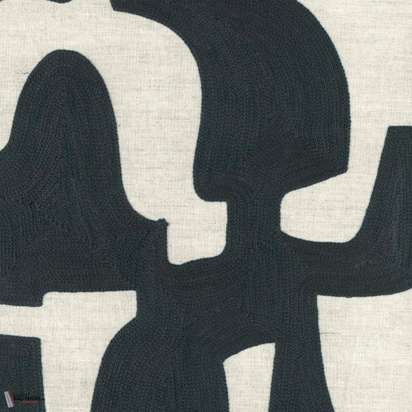 Monodie Tapete-Casamance-Anthracite Craie-Meter (M1)-Selected-Wallpapers-Interiors