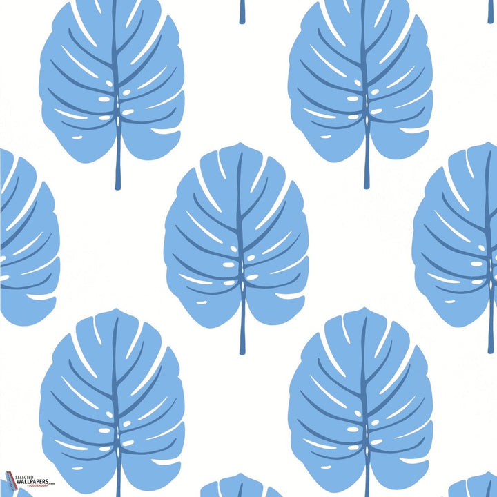 Monstera-Behang-Tapete-Thibaut-Blue-Rol-T13953-Selected Wallpapers